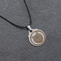 Амулет &laquo;Медведь&raquo;, мед.сталь