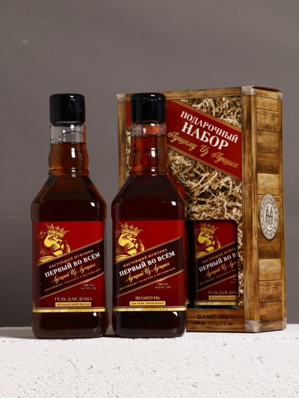 Набор "Первому во всём", шампунь и гель для душа, 500 мл