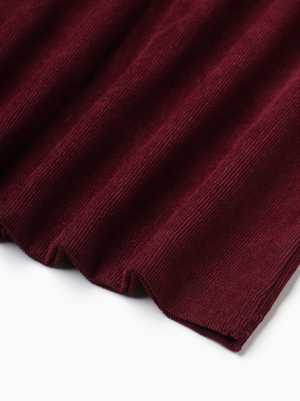 Юбка с разрезом женская, MINAKU, цвет бордовый, размер 46