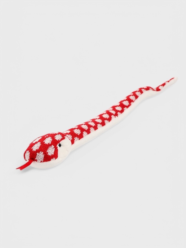 Мягкая игрушка "Змея" снежинки, 57 см, цвет МИКС