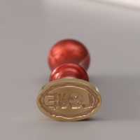 Печать для сургуча с пластиковой ручкой "Жуткая любовь" 6,3х3х2 см