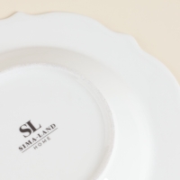 Тарелки глубокие SL Home &laquo;Аманде&raquo;, d=23 см, 300 мл, набор 2 шт, фарфор, белые