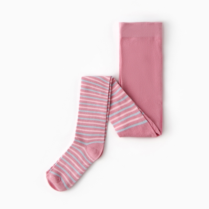 Колготки детские KAFTAN «Полоска» 116-122 см, цвет розовый Колготки детские KAFTAN «Полоска» 116-122 см, цвет розовый