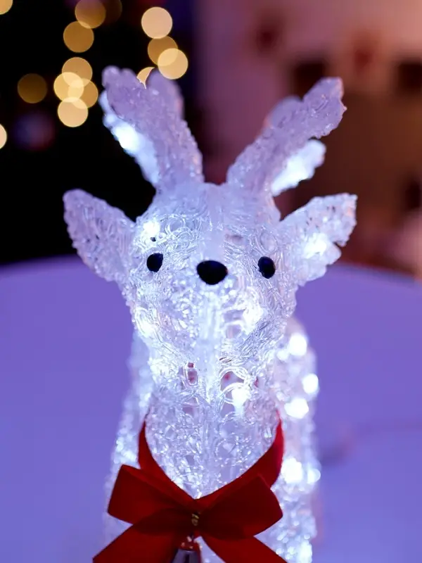 Светильник фигура светодиодная &laquo;Олень&raquo;, 40 см, 50 LED, 220V, БЕЛЫЙ