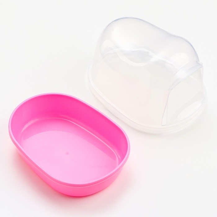 Туалет для грызунов фигурный Туалет для грызунов фигурный "Пижон", 13 х 10 х 10 см, розовый