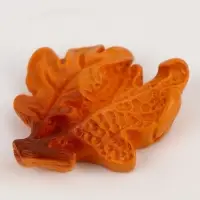 Миниатюра кукольная &laquo;Осенний лист&raquo;, набор 4 шт., размер 1 шт. &mdash; 2 &times; 2 &times; 0,5 см