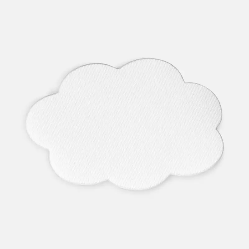 Наклейка тканевая Lunga Calum, L, белая