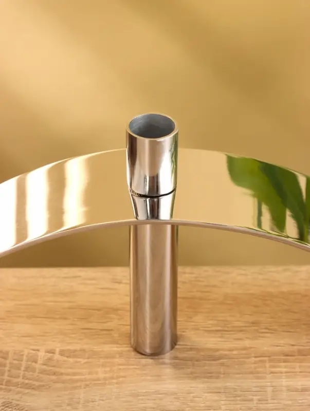 Подсвечник "Блеск" 32х6х13 см, нерж. сталь