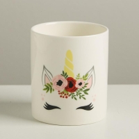 Горшок для цветов «Единорог», 8 х 9.5 см Горшок для цветов «Единорог», 8 х 9.5 см