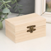 Шкатулка для росписи дерево &laquo;Прямоугольная&raquo;, для творчества, декора, 5.5&times;10&times;6 см