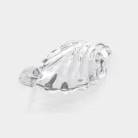 Блюдо для подачи "Лист" 13,5х7,2х3,5, прозрачная