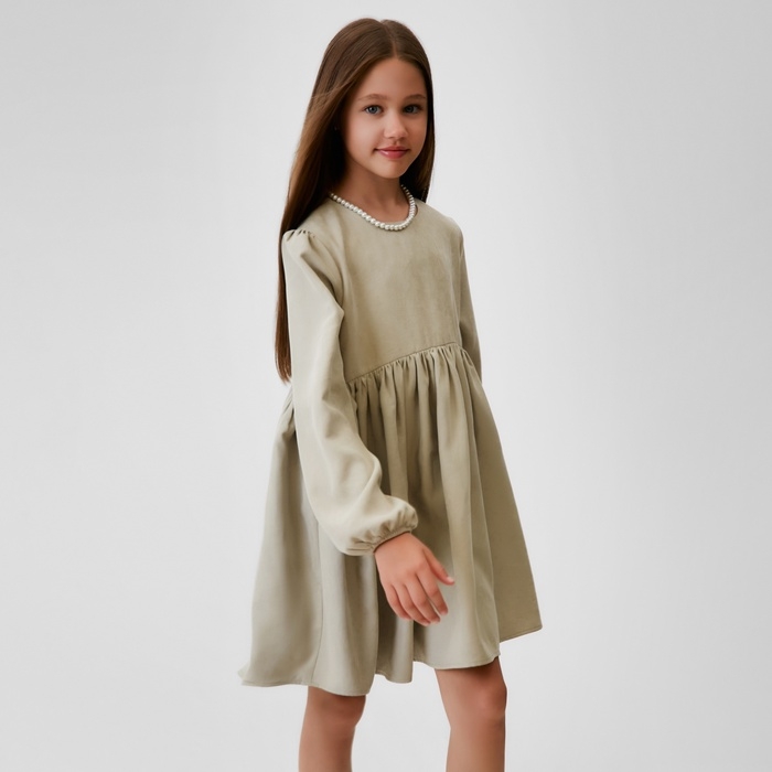 Платье для девочки MINAKU цвет светло-зелёный, рост 152 см Платье для девочки MINAKU цвет светло-зелёный, рост 152 см