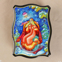 Шкатулка для украшений &laquo;Сказки&raquo;, 12&times;16 см, лаковая миниатюра, МИКС