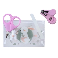 Маникюрный набор детский для самых маленьких &laquo;Зайка&raquo; (ножницы+щипчики+пилка)