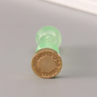 Сургучный набор "Растительный венок" печать, ручка, сургуч 12,5х10х3,6 см