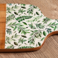 Доска разделочная прямоугольная "Оливковая ветвь" дерево манго 41х18 см