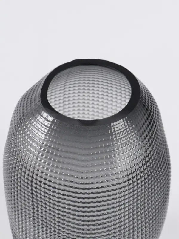 Ваза &laquo;Аллесио&raquo;, 25&times;16 см, стекло, чёрная