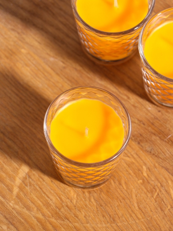 Свеча ароматическая в стакане (набор 3 шт) по 50 мл, 10 ч, 32 гр, ЦИТРУС-ГРЕЙПФРУТ Свеча ароматическая в стакане (набор 3 шт) по 50 мл, 10 ч, 32 гр, ЦИТРУС-ГРЕЙПФРУТ