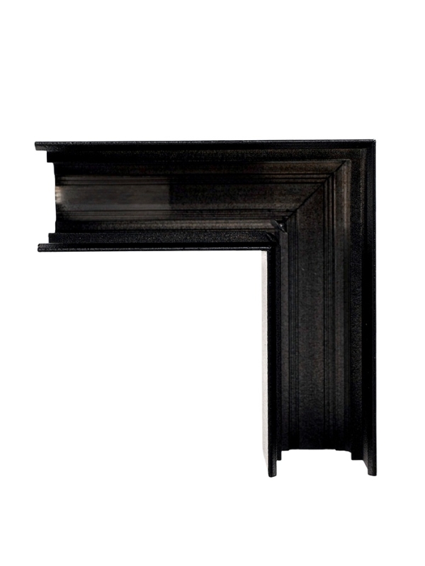 Коннектор угловой для магнитного шинопровода, серия "Broad", открытый монтаж, алюминий