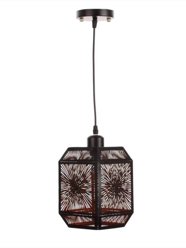 Светильник "Кэлшот" (Сияние) 1х40Вт Е27 черный 13х13х20+100см