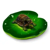 Садовая фигура 10 х 11 х 6 см  водоплавающая  "Черепашки"