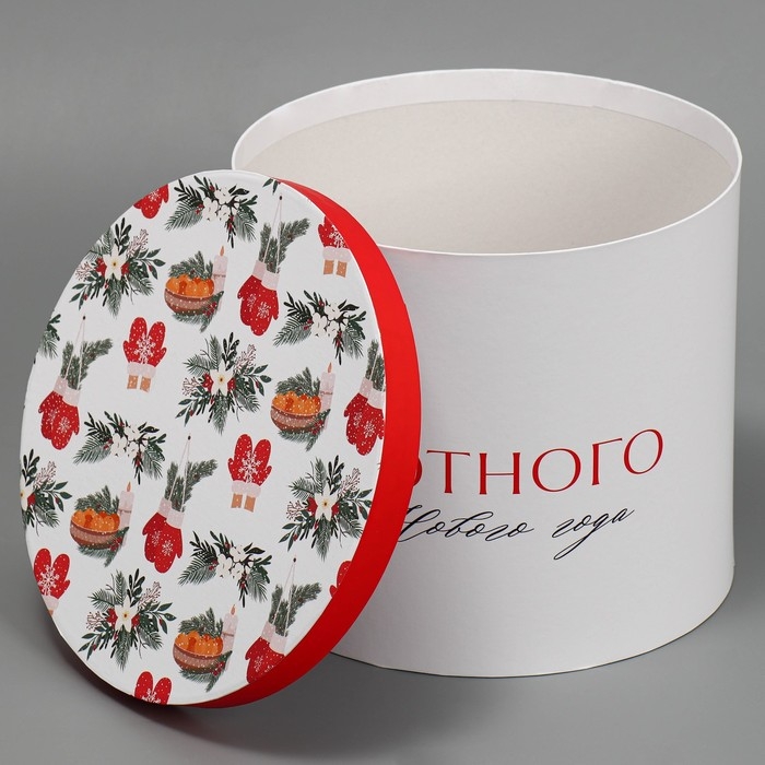 Коробка подарочная &laquo;Уютного нового года&raquo;, 19,5 х 22 см, Новый год