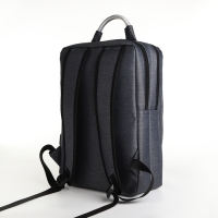 Рюкзак городской на молнии, 2 кармана, с USB, цвет серый Рюкзак городской на молнии, 2 кармана, с USB, цвет серый