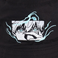 Панама &laquo;Аниме&raquo;,цвет чёрный, р-р 56