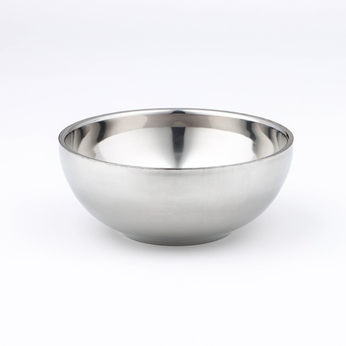 Миска из нержавеющей стали с двойными стенками &laquo;Трефор&raquo;, 400 мл, d=14 см