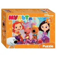 Пазл &laquo;Мультфильмы: Ми-ми-мишки. Сказочный патруль&raquo;, 54 элемента, МИКС