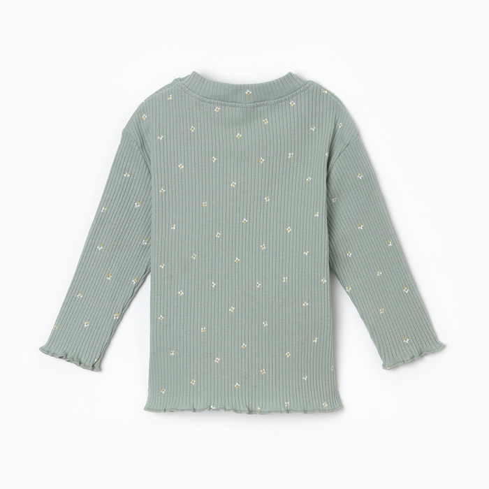 Футболка с дл. рукавом Крошка Я Olives, р. 62-68, оливковый