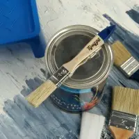 Кисть плоская ТУНДРА, натуральная щетина, деревянная рукоятка, 3/4", 20 мм