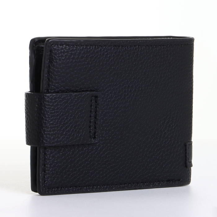 Портмоне мужское на магните, цвет чёрный Портмоне мужское на магните, цвет чёрный