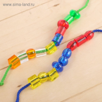 Шнуровка &laquo;Цветные карамельки&raquo;, 24 шт., по методике Монтессори