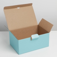 Коробка подарочная складная, упаковка, &laquo;Тиффани&raquo;, 22 х 15 х 10 см