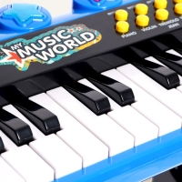 Синтезатор напольный &laquo;Музыкальный мир&raquo;, световые, звуковые эффекты, с микрофоном