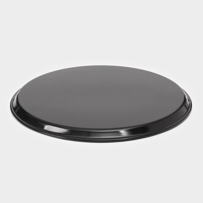 Поднос прорезиненный круглый Hanna Kn&ouml;vell, d=40 см, чёрный