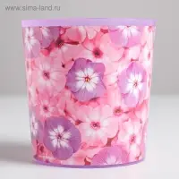 Кашпо &laquo;Цветы&raquo;, 1,6 л, 14 х 14 см
