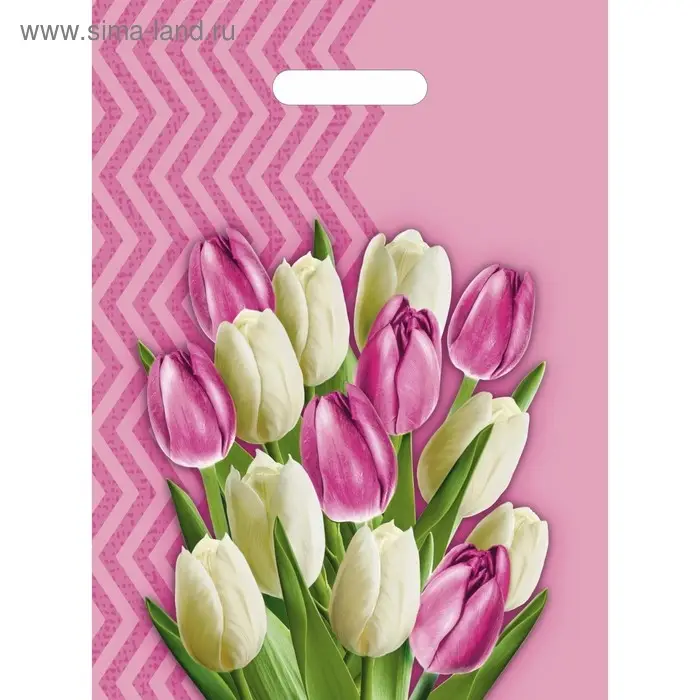 Пакет &laquo;Диана&raquo; полиэтиленовый с вырубной ручкой, МИКС, 50 мкм, 30&times;40 см