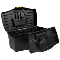 Ящик для инструмента ТУНДРА, 16", 410 х 220 х 190 мм, пластиковый, съемный лоток Ящик для инструмента ТУНДРА, 16", 410 х 220 х 190 мм, пластиковый, съемный лоток