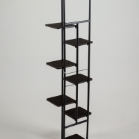 Подставка для цветов Greengo, 8 полок, 36 &times; 23 &times; 136 см, напольная, каркас металл, полки МДФ, чёрная