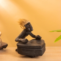 Шкатулка &laquo;Абориген хранитель&raquo;, 14&times;15&times;16 см, дерево