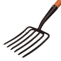 Вилы копальные, 6-рогие, деревянный черенок, &laquo;Премиум&raquo;, Greengo