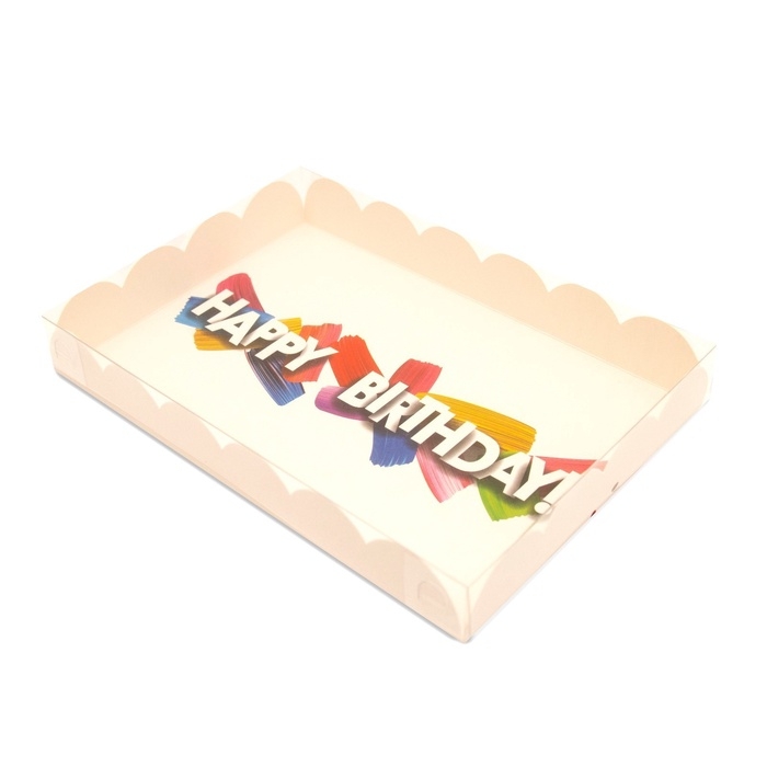 Коробочка для печенья, Коробочка для печенья, "Поздравляю!", 22 х 15 х 3 см 5шт