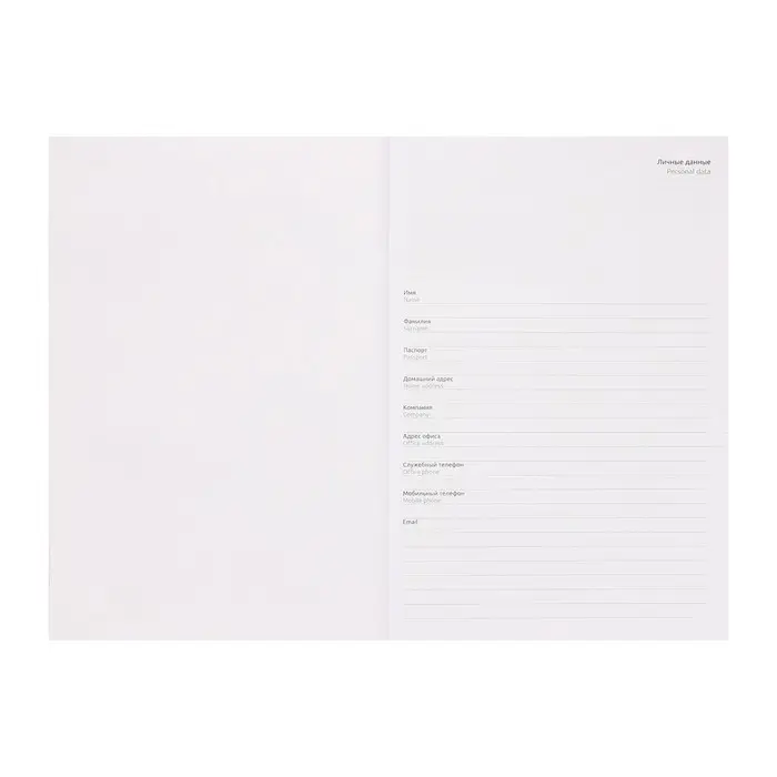 Ежедневник недатированный A5, 160 листов, Attomex.Regent, твёрдая обложка из бумвинила с поролоном, ляссе, блок 70 г/м2, синий