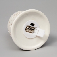 Елочный шар "Колокольчик" 10.5х8.3х8.3, 1 LED, LR44x3(в компл.), Т/БЕЛЫЙ Елочный шар "Колокольчик" 10.5х8.3х8.3, 1 LED, LR44x3(в компл.), Т/БЕЛЫЙ