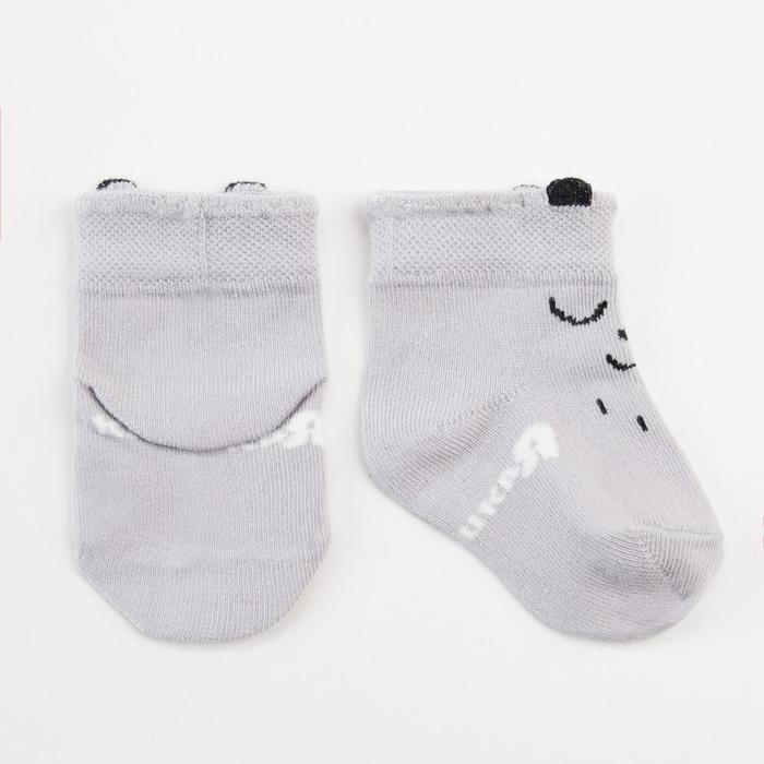 Носки Крошка Я Носки Крошка Я "Мишка", серый, 10-12 см