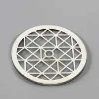 Крышка металлическая для вазы "Классик" d-12 см, серебро