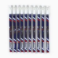 Ручка пластик с колпачком "С 23 Февраля", синяя паста, шариковая 0,5 мм