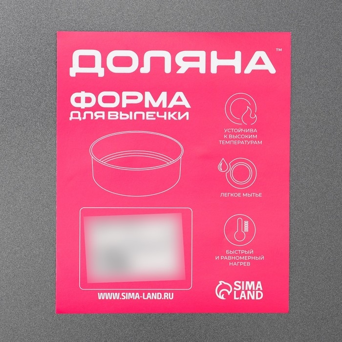 Противень Доляна &laquo;Жаклин. Прямоугольник&raquo;, 47,5&times;31,5&times;2,5 см, антипригарное покрытие, цвет чёрный